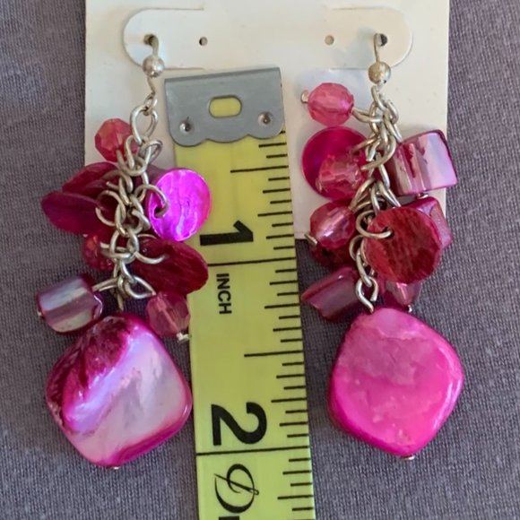 Barbiecore Pink Statement Necklace and Earring set - Picture 4 of 10